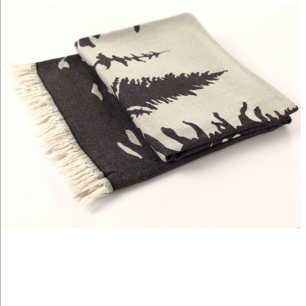 BLACK CORFU THROWS